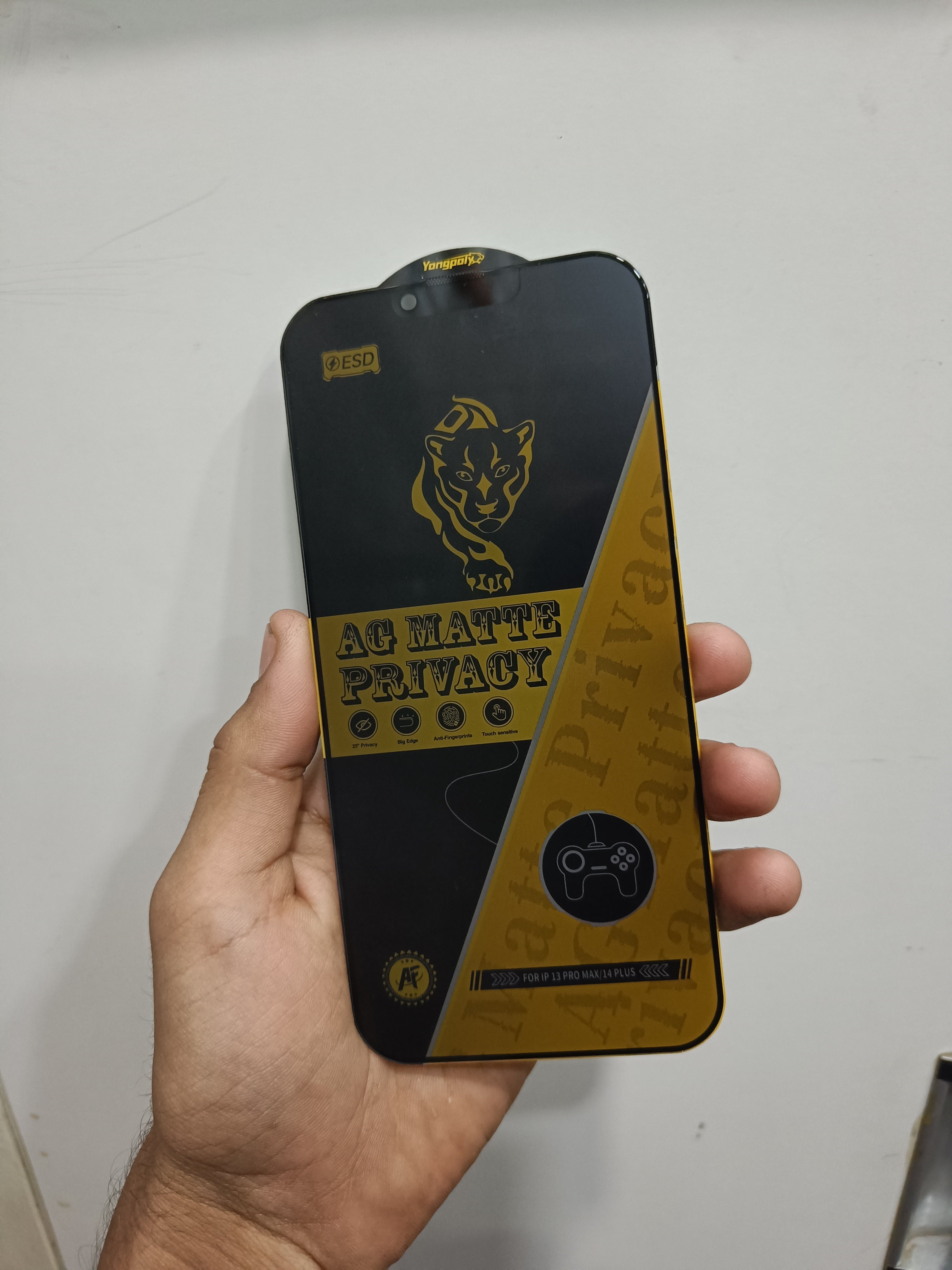 Matte With Privacy Tempered Glass