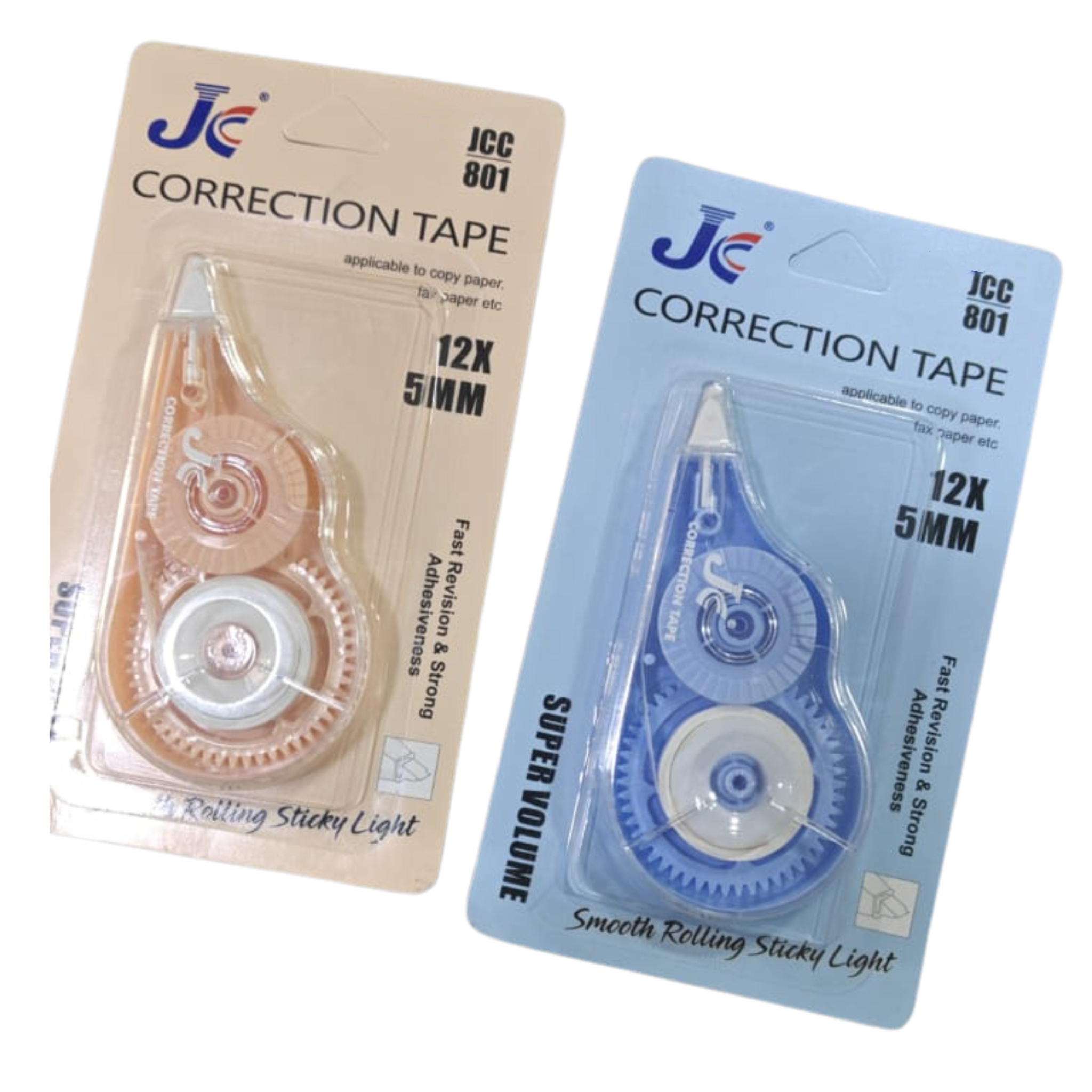 Smooth rolling tape