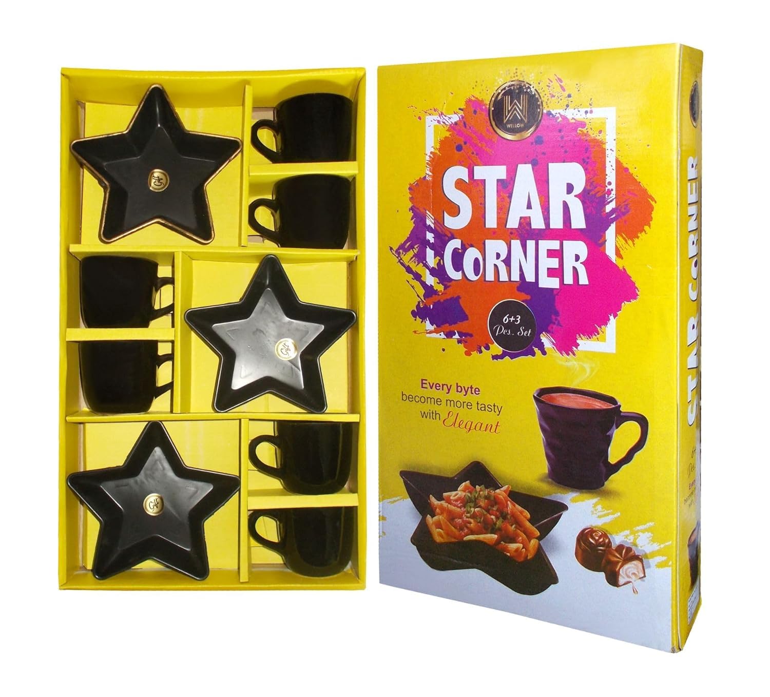 Three Star Corner & Six Cup [Min 50 Pie]