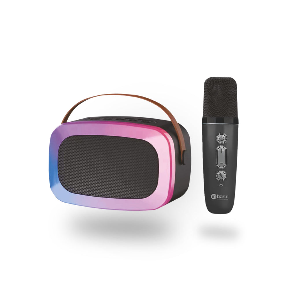 Colourful karaoke speaker