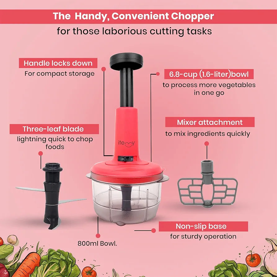 Chopper Mini Processor (1000ML)