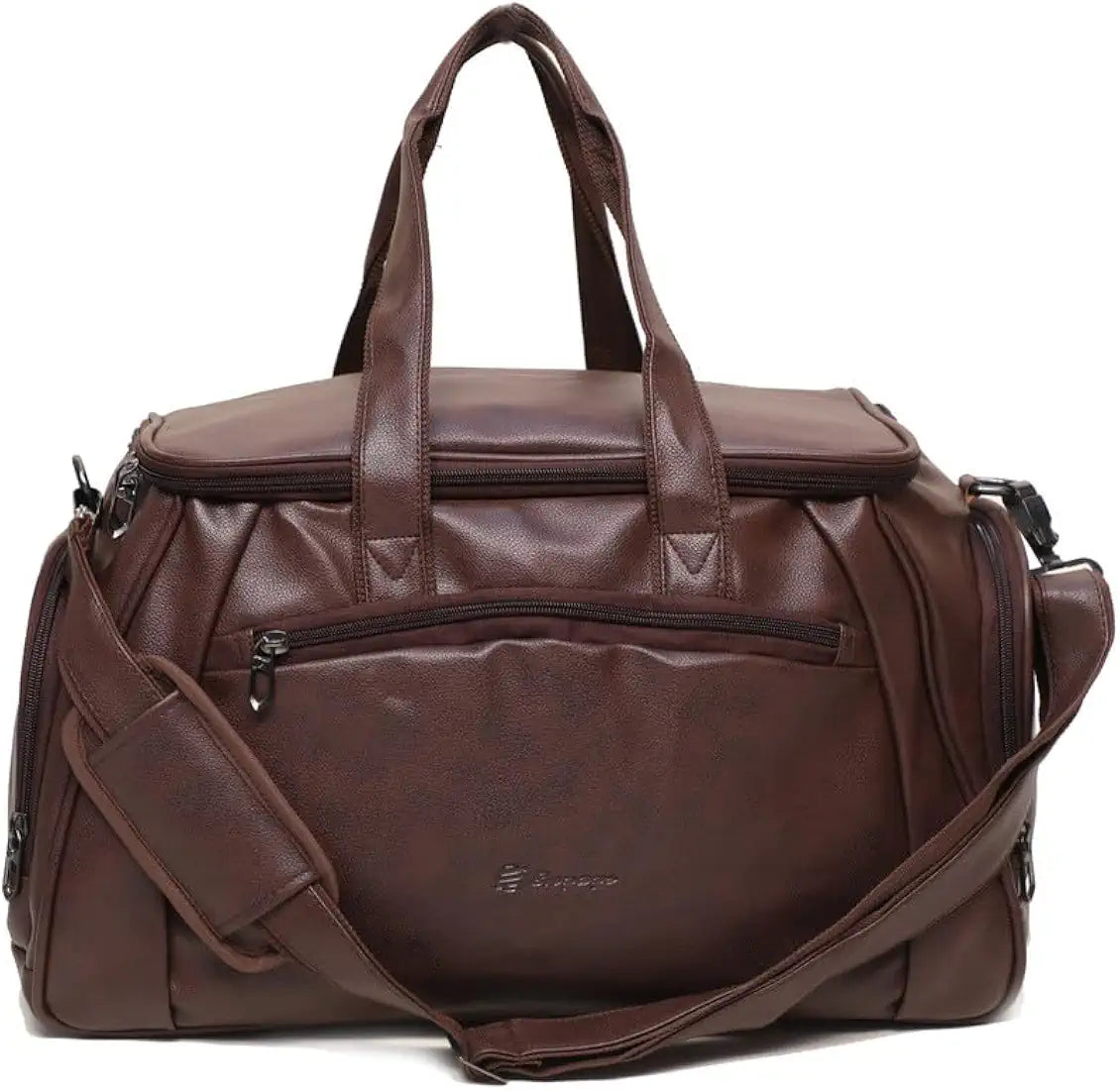 Leather Duffle Luggage Bag