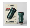 Walta Moto Flash 100W Turbo Car Charger