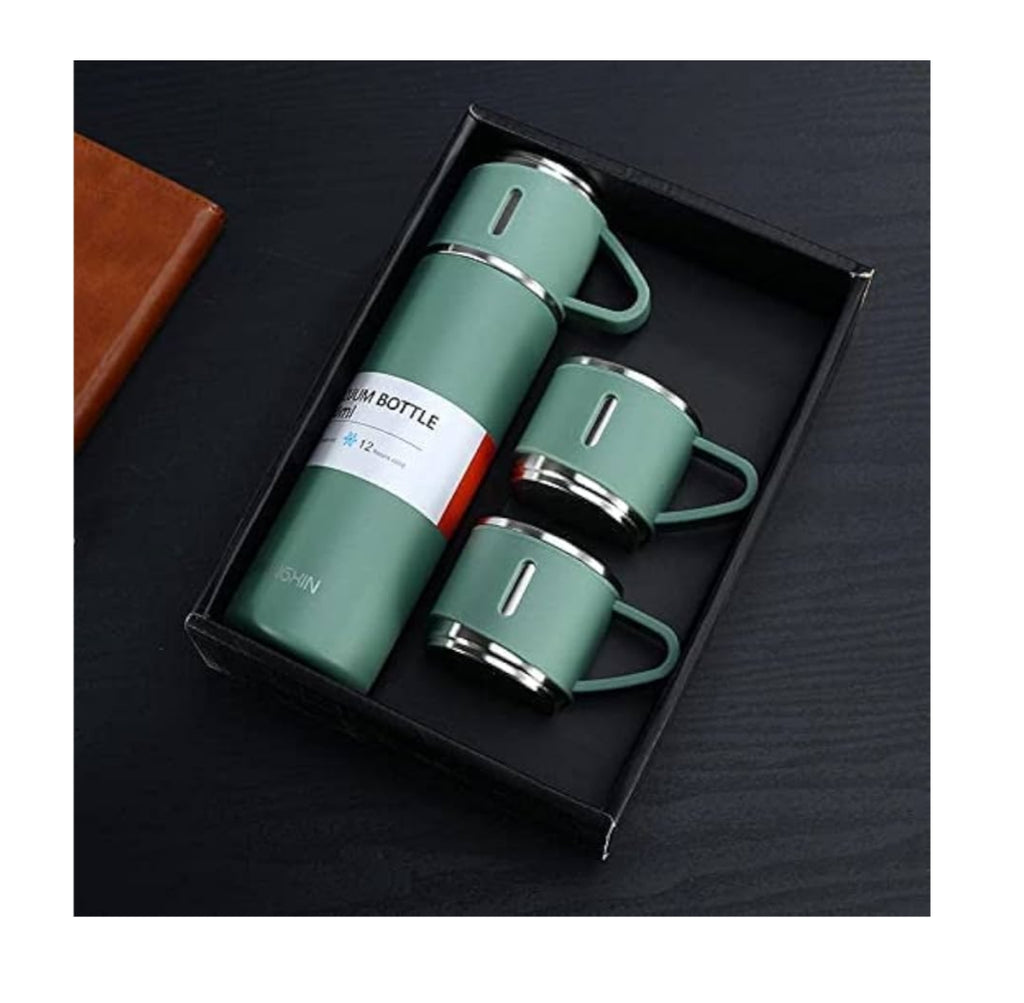 Steel Kettle With 2 Cup Set[Min 50 Pie]