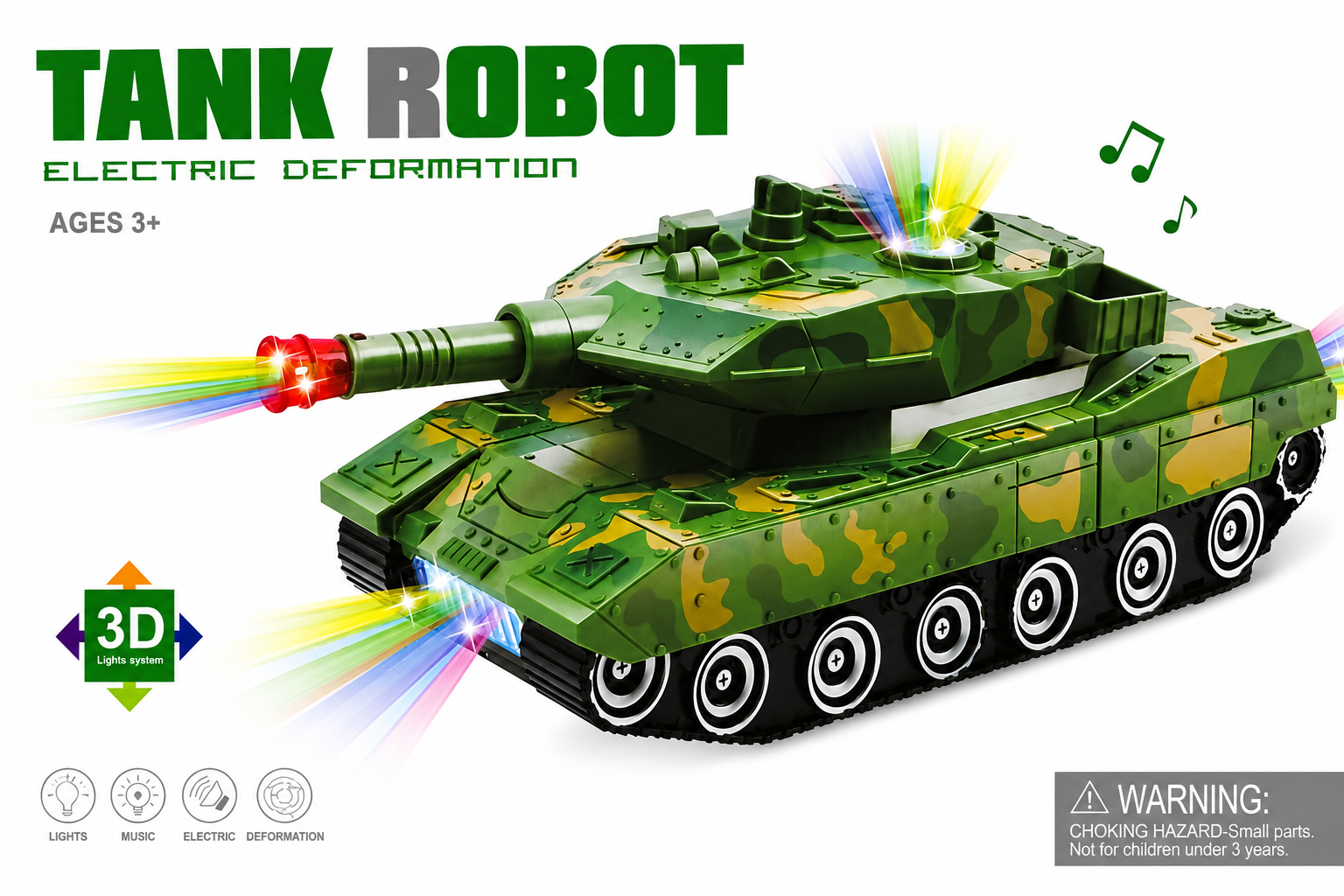 Tank robot toy