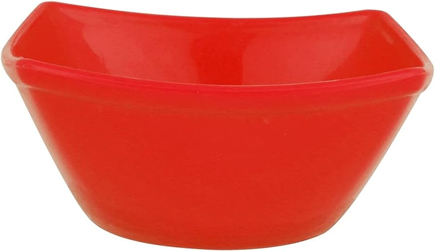 Small Square Plastic boul[Min 50 Pie]