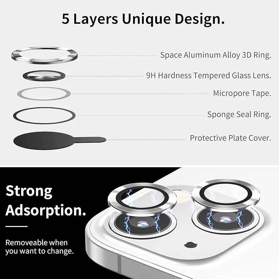 9H Camera ring For IPhone And Samsung