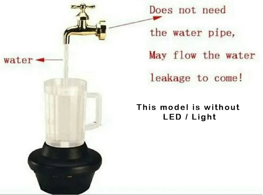 Magic faucet mug