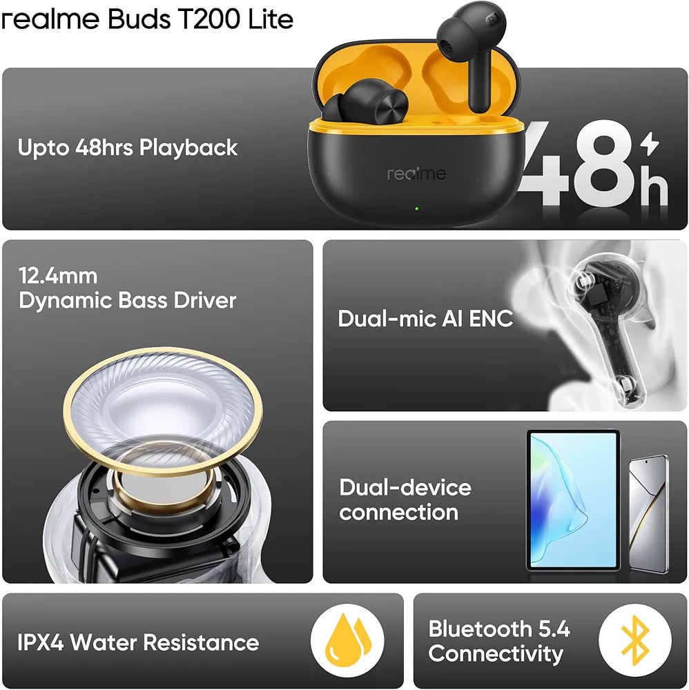 REALME BUDS T200 LITE