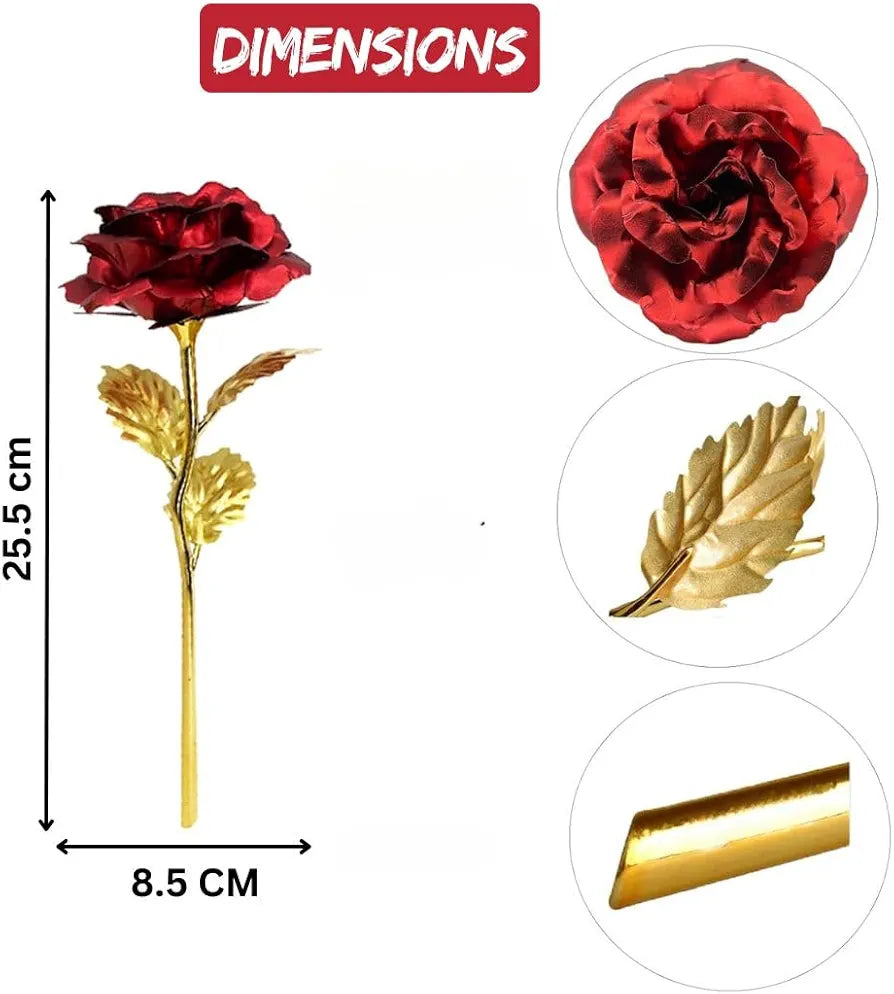 Red Golden Rose