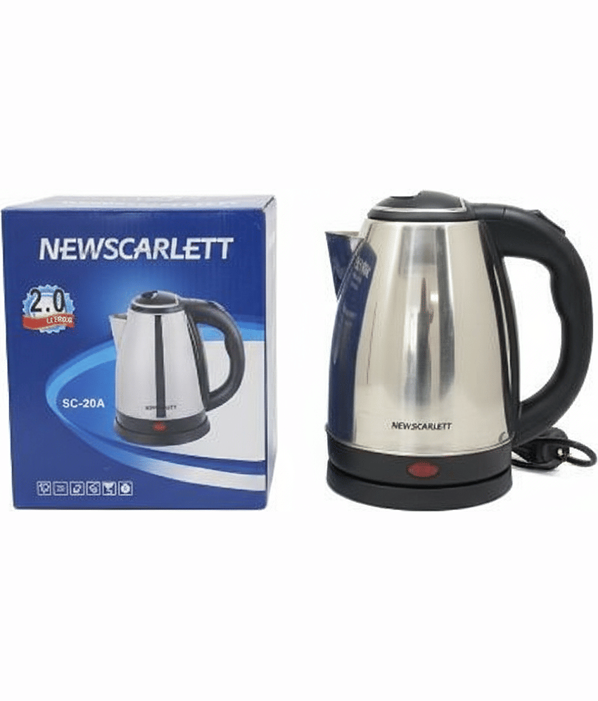 Plastic, Stainless Steel Electric Kettle [Min 50 Pie]
