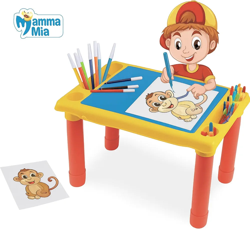 Table with Drawing