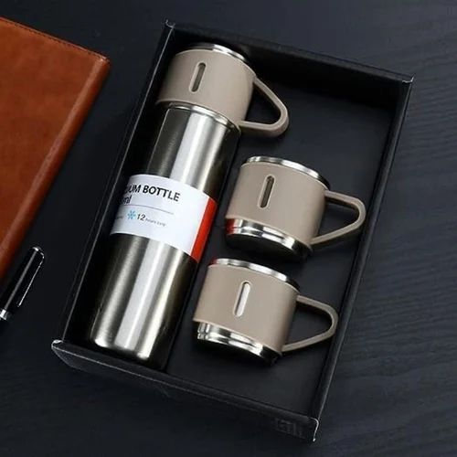 Steel Kettle With 2 Cup Set[Min 50 Pie]