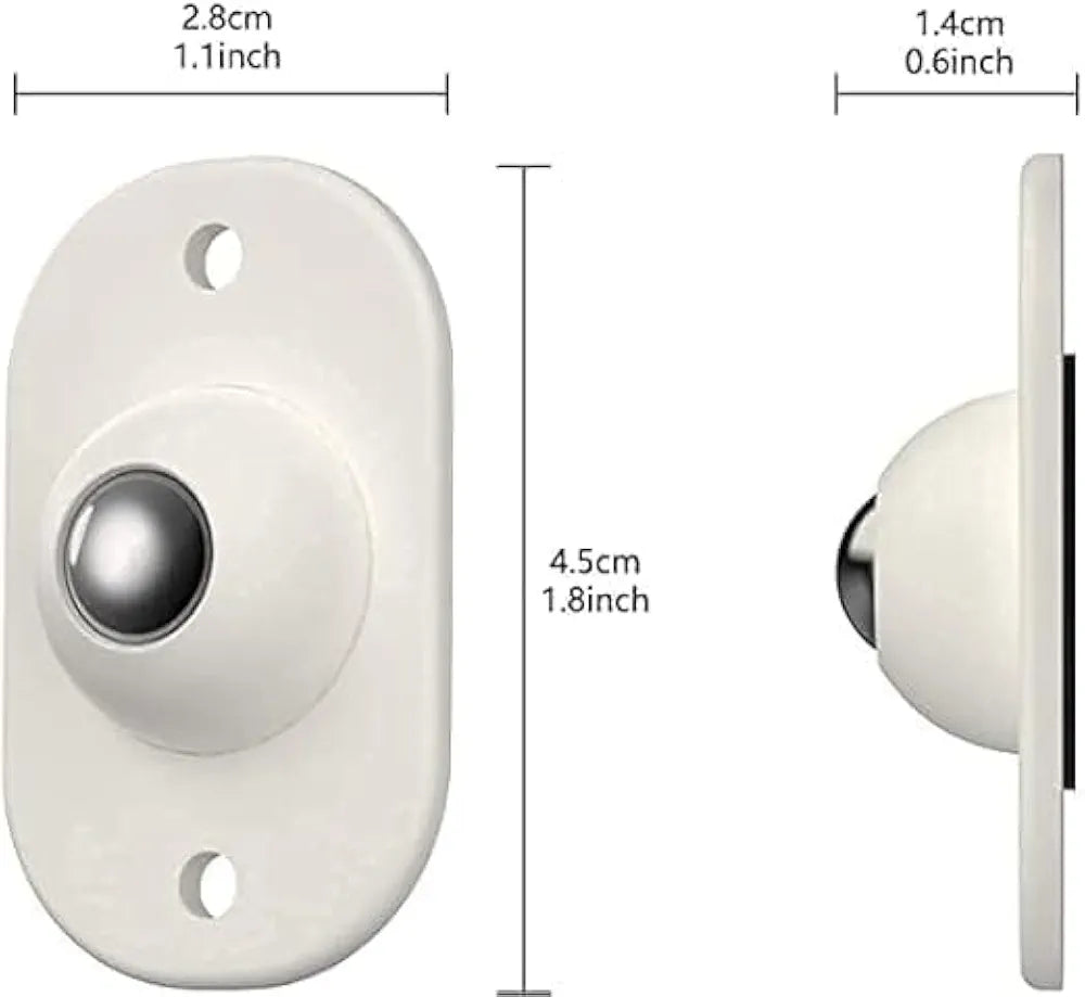 360 Degree Rotation Pulley Universal Bottom Wheels for Furniture