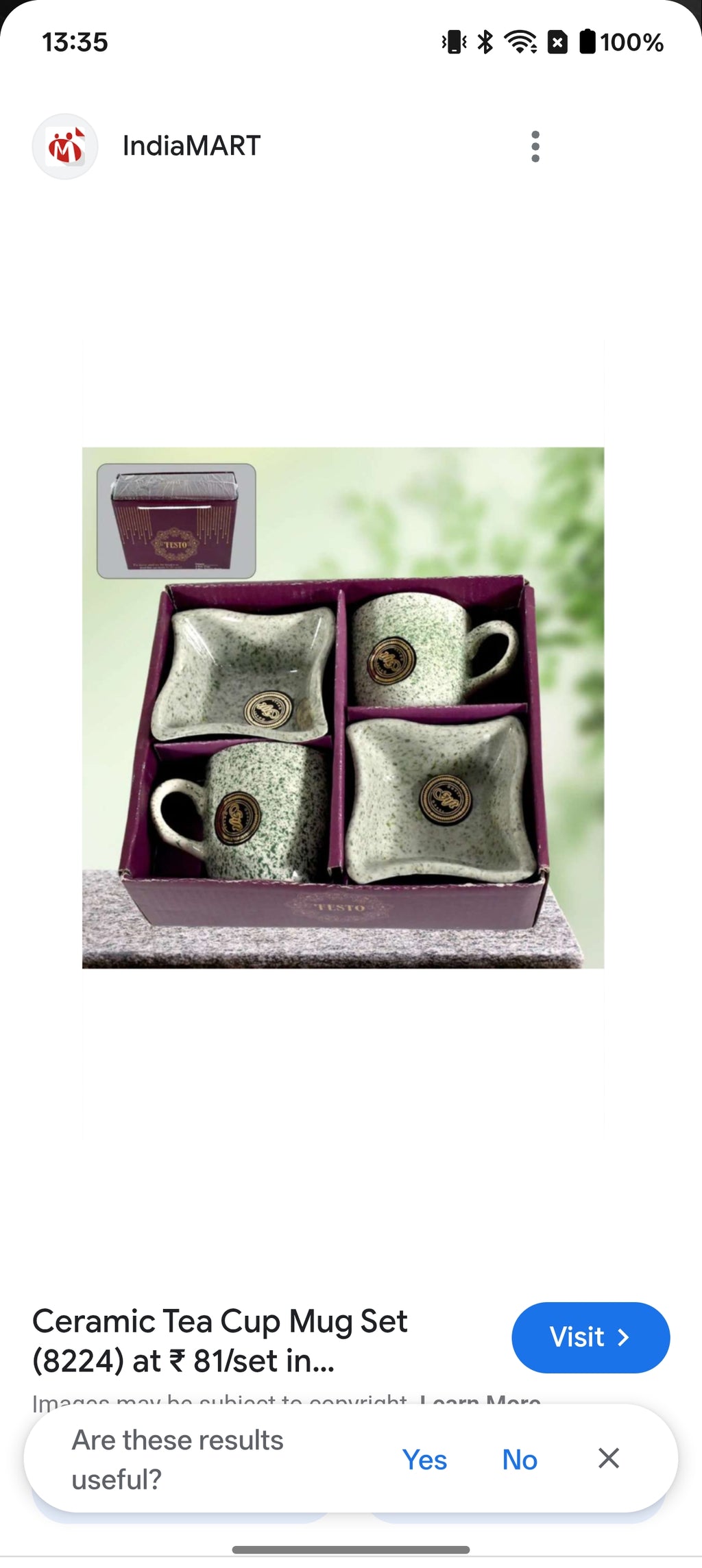 Tea Cup Plate Set [Min 50 pie]