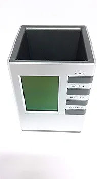 Pen Stand With Clock