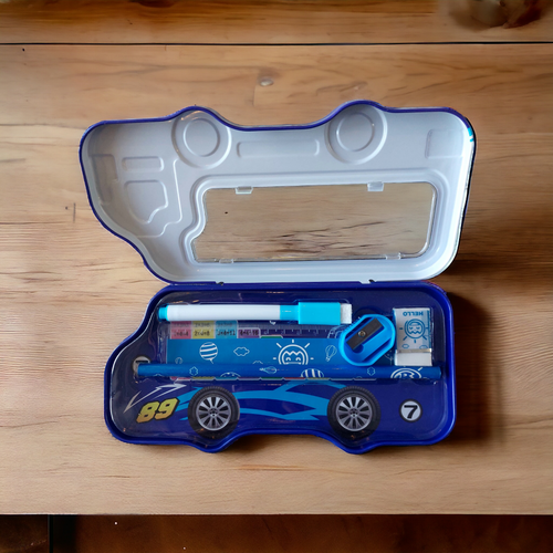 Bus shaped pencil box