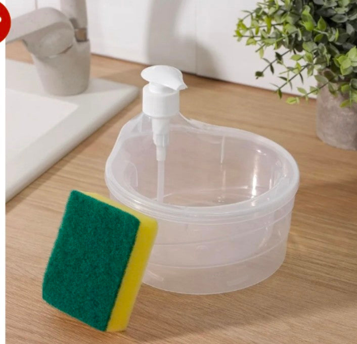 Soap Dispenser with Sponge Holder