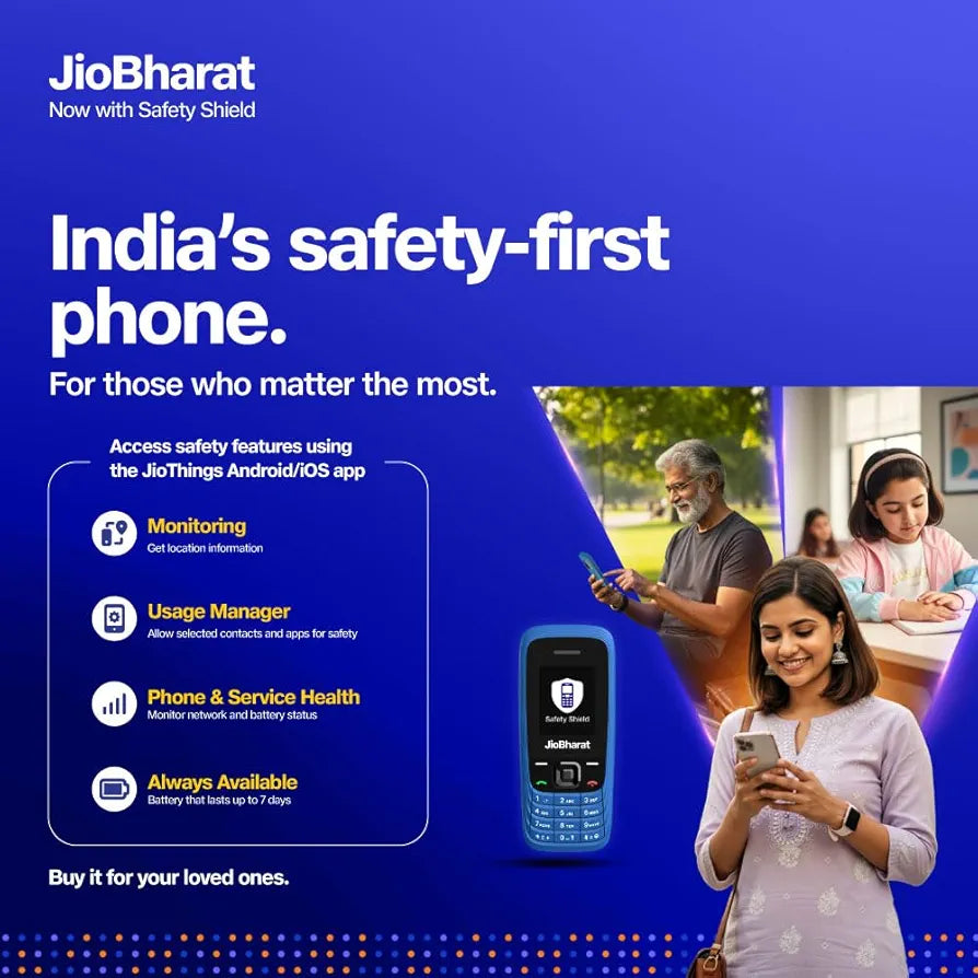 JIO JioBharat V4 4G Keypad Phone