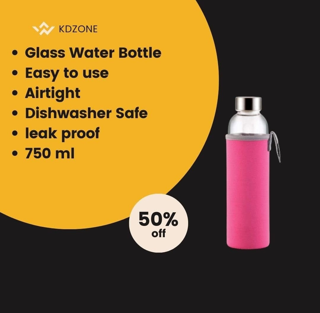 Fuzz glass bottle