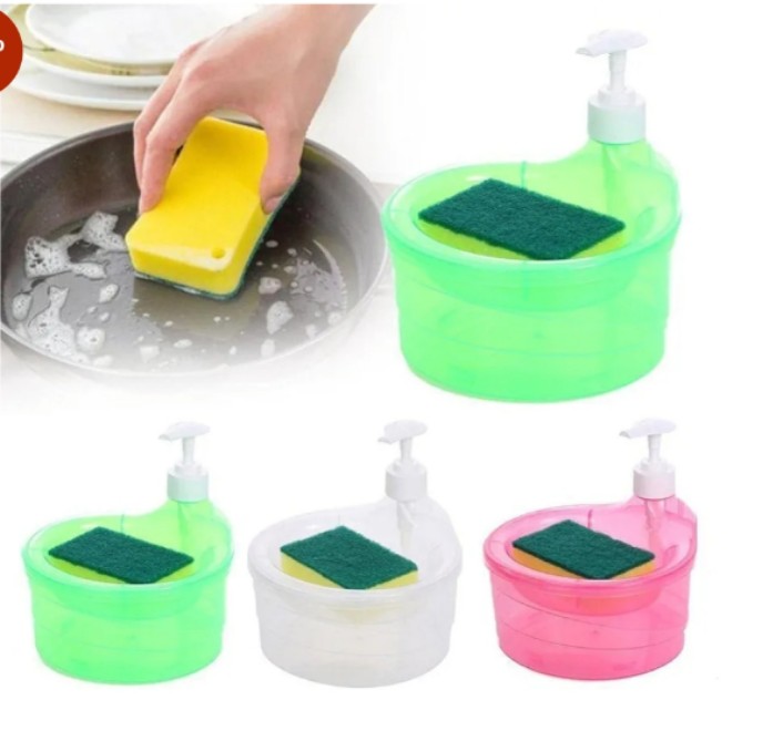 Soap Dispenser with Sponge Holder