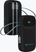 Zebronics Zeb-Energipod 10R2 10000 Mah 22.5W Mobile Battery Charger With 4 In 1 Built-In Cable (Pb 7 Grey)