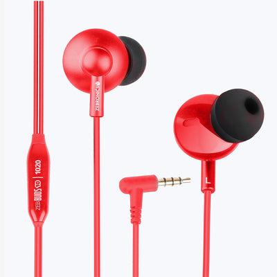 Zebronics H-Zebronics Earphone With Mic (Buds 30 Red)