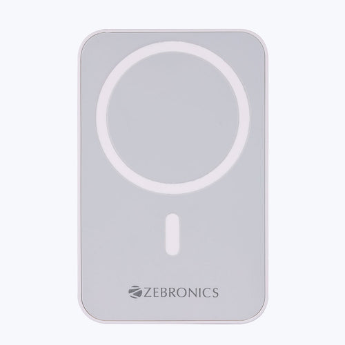 Zebronics A247-Zeb Mw63 10000Mah Mobile Battery Charger (White And Grey)
