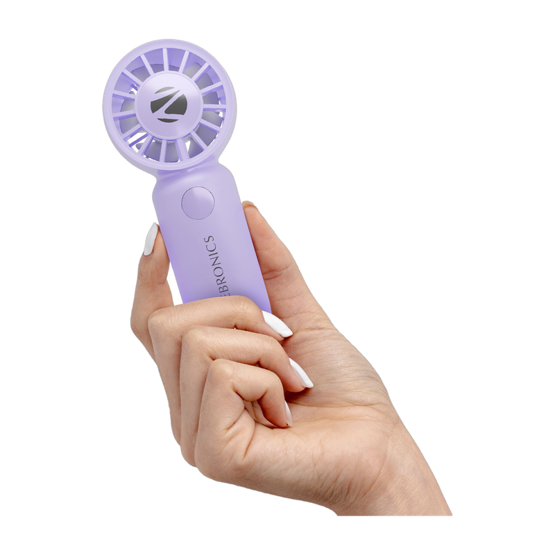 Zebronics Zeb-Zebronics Mini Hand Held Fan (Heat Buster 100 Purple)