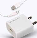 Zebronics Mobile Adaptor With Micro USB Cable (Ma200 White)
