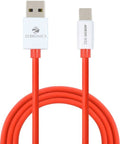 Zebronics Zeb-Uc80P USB To Type C Multi Protocol 80W Cable (Red And White)